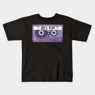 80's Child's Vintage Retro Cassette Tape Kids T-Shirt